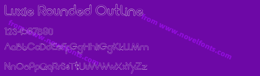 Luxie Rounded OutlinePreview Luxie Rounded OutlinePreview