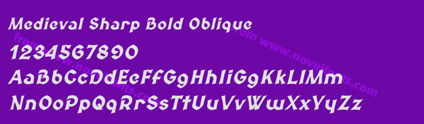 Medieval Sharp Bold ObliquePreview