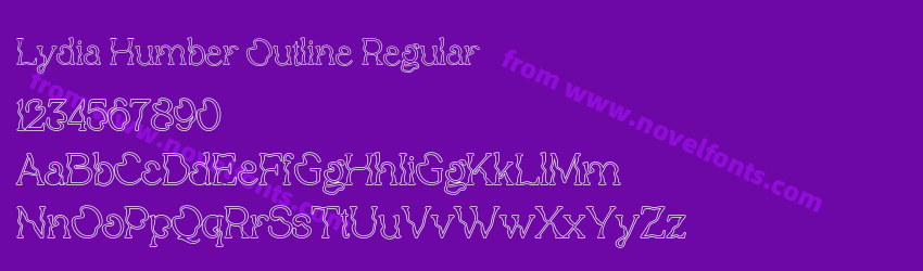 Lydia Humber Outline RegularPreview Lydia Humber Outline RegularPreview