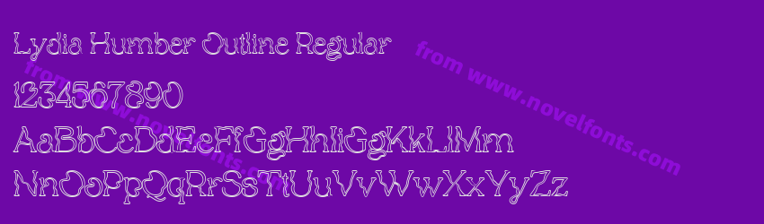 Lydia Humber Outline RegularPreview Lydia Humber Outline RegularPreview
