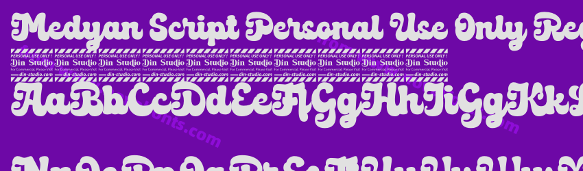 Medyan Script Personal Use Only RegularPreview