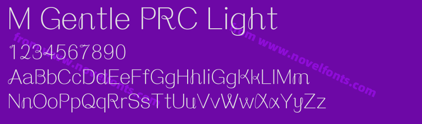 M Gentle PRC LightPreview M Gentle PRC LightPreview