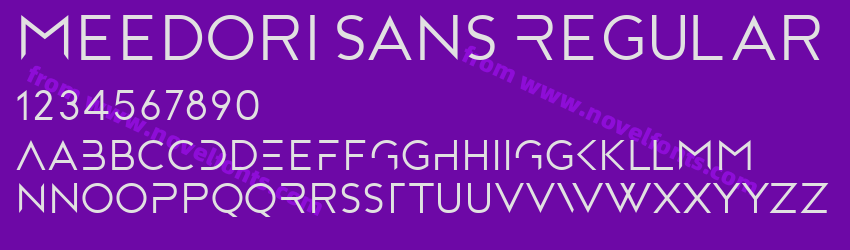 Meedori Sans RegularPreview