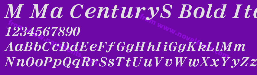 M Ma CenturyS Bold ItalicPreview M Ma CenturyS Bold ItalicPreview