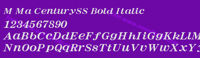 M Ma CenturySS Bold ItalicPreview M Ma CenturySS Bold ItalicPreview