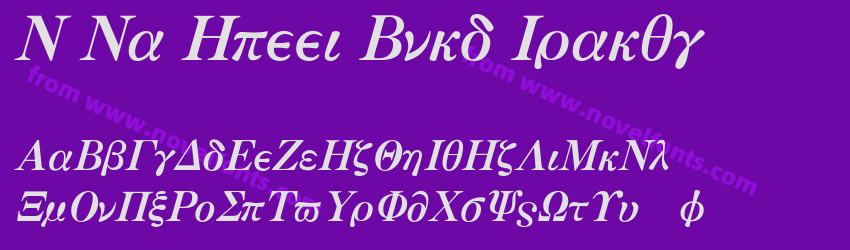 M Ma Greek Bold ItalicPreview M Ma Greek Bold ItalicPreview