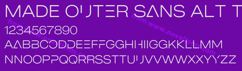 MADE Outer Sans Alt ThinPreview MADE Outer Sans Alt ThinPreview