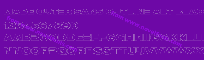 MADE Outer Sans Outline Alt BlackPreview MADE Outer Sans Outline Alt BlackPreview