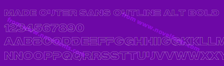 MADE Outer Sans Outline Alt BoldPreview MADE Outer Sans Outline Alt BoldPreview