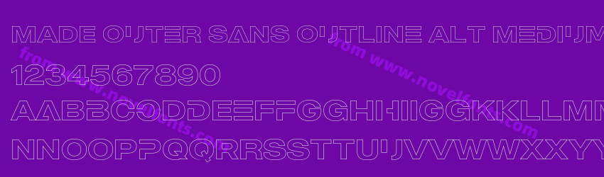 MADE Outer Sans Outline Alt MediumPreview MADE Outer Sans Outline Alt MediumPreview
