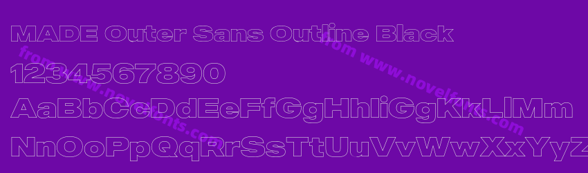 MADE Outer Sans Outline BlackPreview MADE Outer Sans Outline BlackPreview