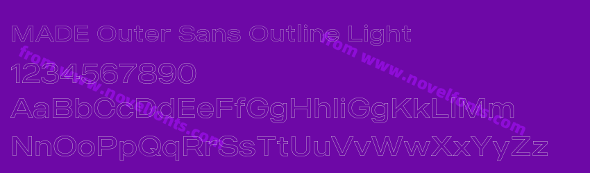 MADE Outer Sans Outline LightPreview MADE Outer Sans Outline LightPreview