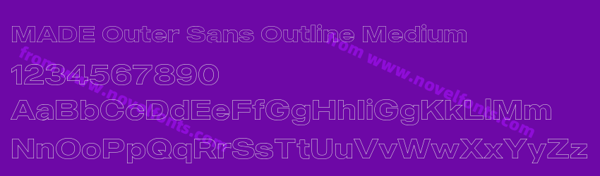 MADE Outer Sans Outline MediumPreview MADE Outer Sans Outline MediumPreview
