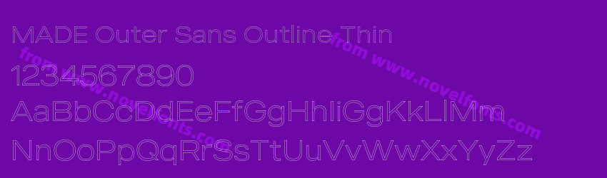 MADE Outer Sans Outline ThinPreview MADE Outer Sans Outline ThinPreview