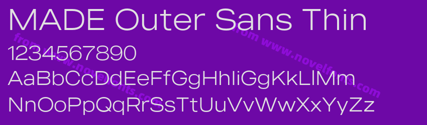 MADE Outer Sans ThinPreview MADE Outer Sans ThinPreview