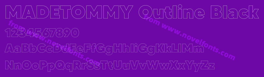 MADETOMMY Outline BlackPreview MADETOMMY Outline BlackPreview
