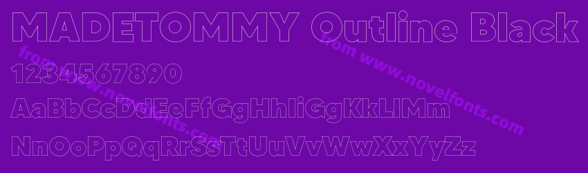 MADETOMMY Outline BlackPreview MADETOMMY Outline BlackPreview