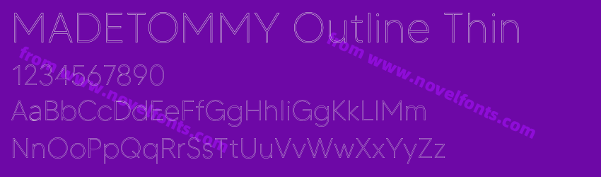 MADETOMMY Outline ThinPreview MADETOMMY Outline ThinPreview