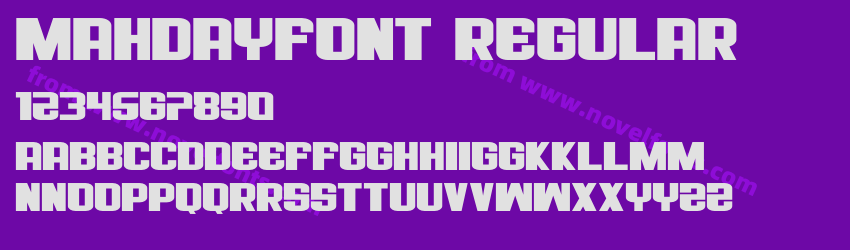 MAHDAYFONT RegularPreview MAHDAYFONT RegularPreview