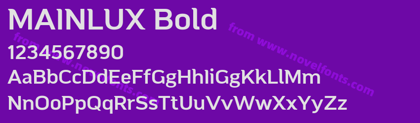 MAINLUX BoldPreview MAINLUX BoldPreview