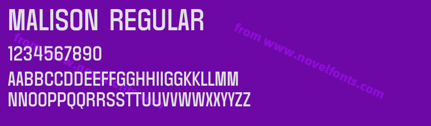 MALISON RegularPreview MALISON RegularPreview