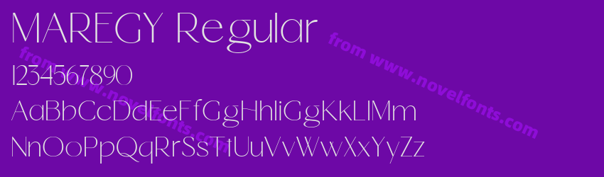 MAREGY RegularPreview MAREGY RegularPreview