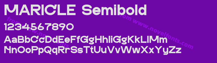 MARICLE SemiboldPreview MARICLE SemiboldPreview
