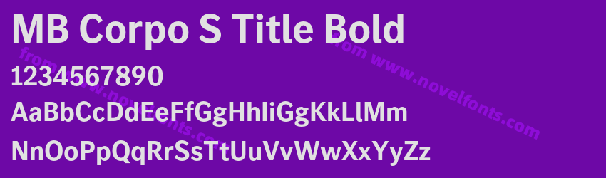 MB Corpo S Title BoldPreview MB Corpo S Title BoldPreview
