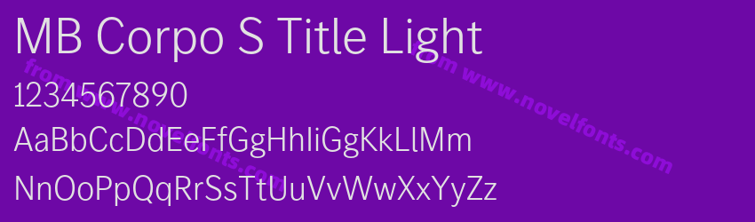 MB Corpo S Title LightPreview MB Corpo S Title LightPreview