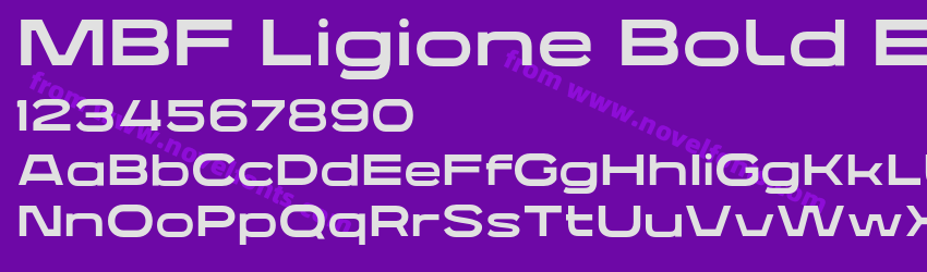MBF Ligione Bold ExpandedPreview MBF Ligione Bold ExpandedPreview