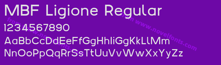 MBF Ligione RegularPreview MBF Ligione RegularPreview