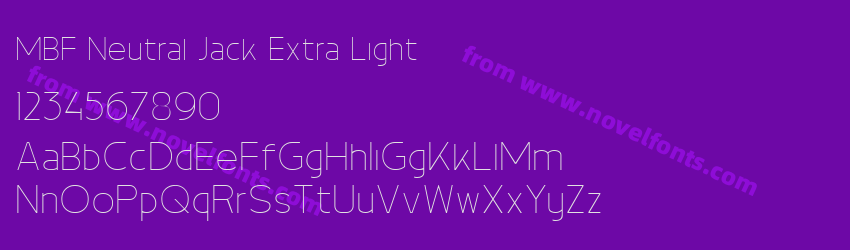 MBF Neutral Jack Extra LightPreview MBF Neutral Jack Extra LightPreview