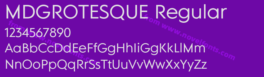 MDGROTESQUE RegularPreview MDGROTESQUE RegularPreview