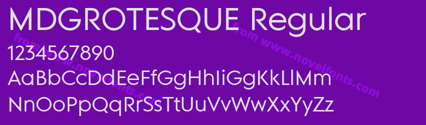 MDGROTESQUE RegularPreview MDGROTESQUE RegularPreview