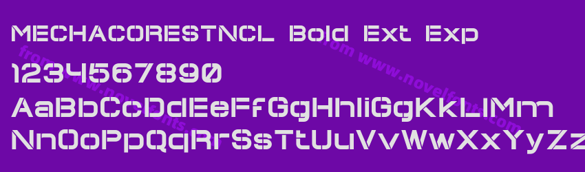 MECHACORESTNCL Bold Ext ExpPreview MECHACORESTNCL Bold Ext ExpPreview