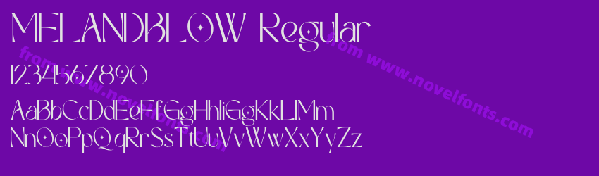 MELANDBLOW RegularPreview MELANDBLOW RegularPreview