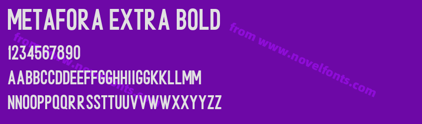 METAFORA Extra BoldPreview METAFORA Extra BoldPreview