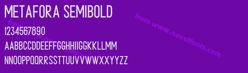 METAFORA SemiboldPreview METAFORA SemiboldPreview