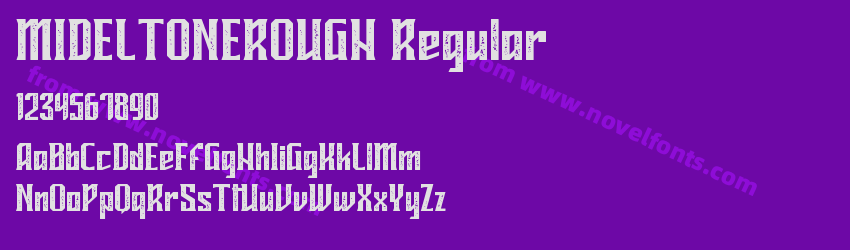MIDELTONEROUGH RegularPreview MIDELTONEROUGH RegularPreview