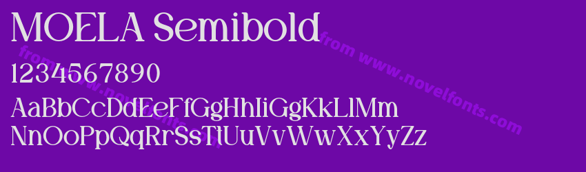 MOELA SemiboldPreview MOELA SemiboldPreview