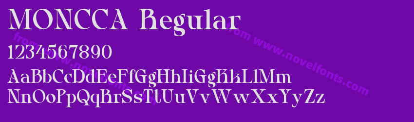 MONCCA RegularPreview MONCCA RegularPreview