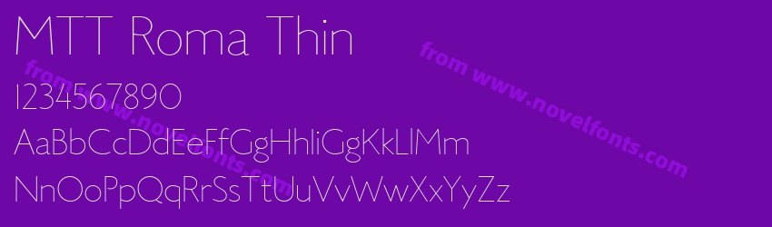 MTT Roma ThinPreview MTT Roma ThinPreview