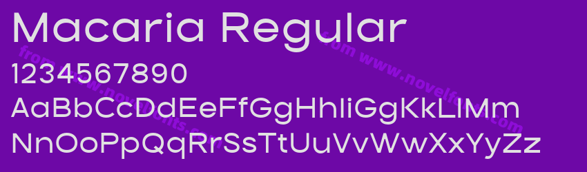 Macaria RegularPreview Macaria RegularPreview