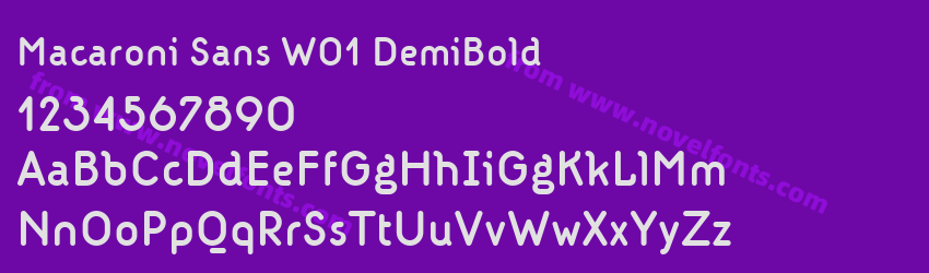 Macaroni Sans W01 DemiBoldPreview Macaroni Sans W01 DemiBoldPreview