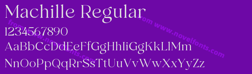 Machille RegularPreview Machille RegularPreview