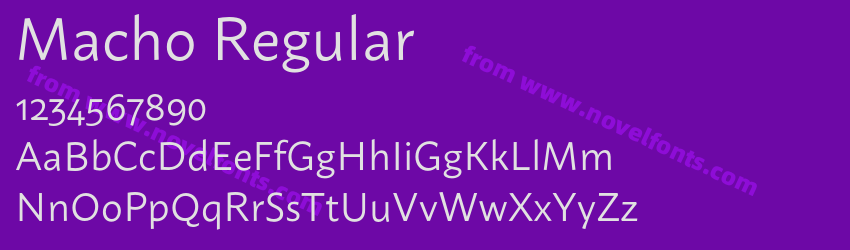 Macho RegularPreview Macho RegularPreview