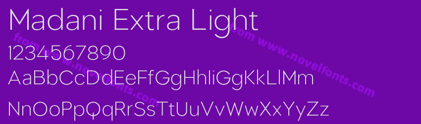 Madani Extra LightPreview Madani Extra LightPreview