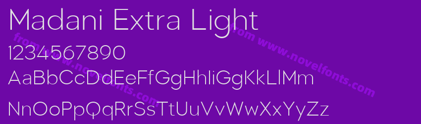 Madani Extra LightPreview Madani Extra LightPreview