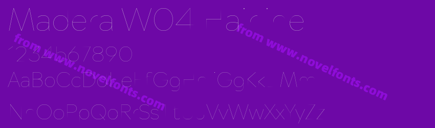 Madera W04 HairlinePreview Madera W04 HairlinePreview