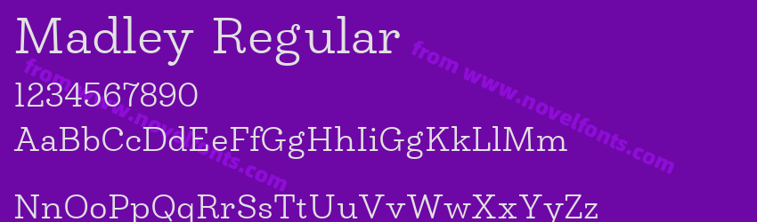 Madley RegularPreview Madley RegularPreview